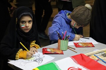 موکب فرهنگی «ایستاده برای ایران» اداره کتابخانه‌های عمومی آذربایجان‌غربی