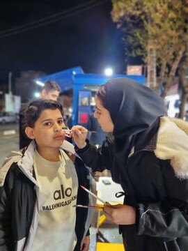 موکب فرهنگی «ایستاده برای ایران» اداره کتابخانه‌های عمومی آذربایجان‌غربی