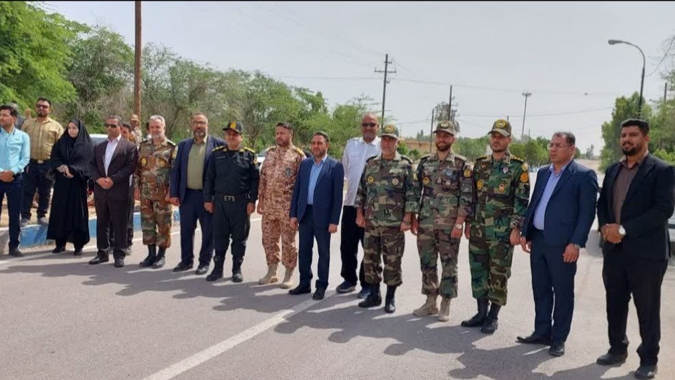 تجلیل از مدافعان امنیت در حمیدیه؛ آیین باشکوه روز ارتش با حضور مسئولان و پویش درختکاری در تیپ ۳۹۲ زرهی شهید آشوری