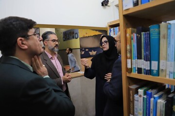 بازدید دبیرکل از کتابخانه حافظ گرگان