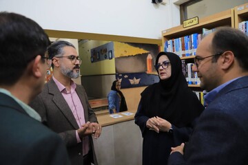 بازدید دبیرکل از کتابخانه حافظ گرگان
