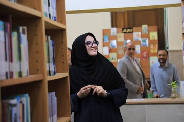 بازدید دبیرکل از کتابخانه حافظ گرگان