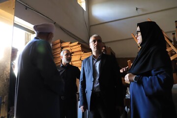 بازدید دبیرکل از کتابخانه حافظ گرگان