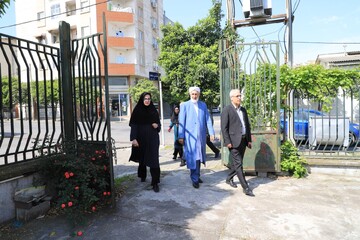 بازدید دبیرکل از کتابخانه حافظ گرگان