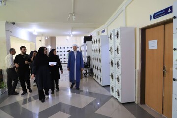 بازدید دبیرکل از کتابخانه میرفندرسکی گرگان