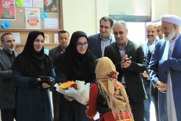بازدید دبیرکل از کتابخانه میرفندرسکی گرگان