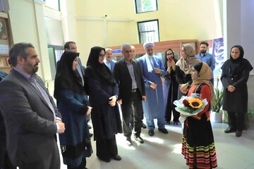 بازدید دبیرکل از کتابخانه میرفندرسکی گرگان