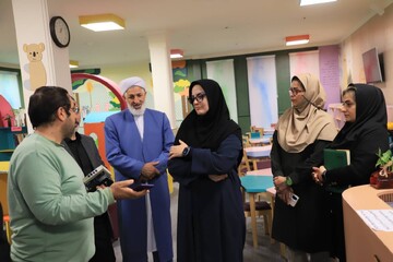 بازدید دبیرکل از کتابخانه میرفندرسکی گرگان