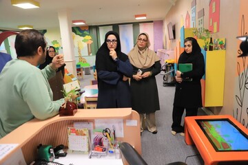 بازدید دبیرکل از کتابخانه میرفندرسکی گرگان