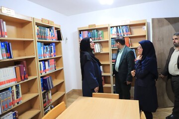 بازدید دبیرکل از کتابخانه شیخ عبدالحسین جعفری رامیان