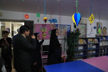 بازدید دبیرکل از کتابخانه شیخ عبدالحسین جعفری رامیان
