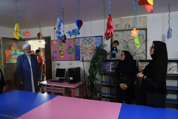 بازدید دبیرکل از کتابخانه شیخ عبدالحسین جعفری رامیان