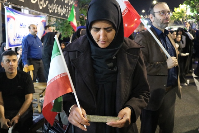 موکب فرهنگی در پنجاهمین شب همدلی