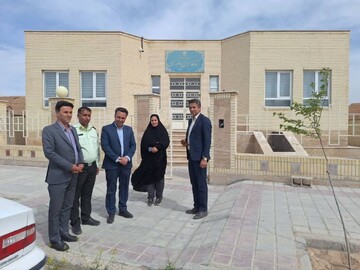 بازدید فرماندار شهرستان خاتم از کتابخانه پروفسور سمیعی چاهک