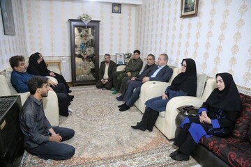 دیدار با خانواده شهدا در بجنورد
