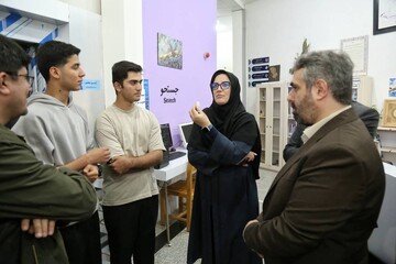 بازدید دبیرکل از کتابخانه شهید بهشتی آشخانه