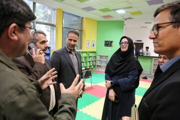 بازدید دبیرکل از کتابخانه شهید بهشتی آشخانه