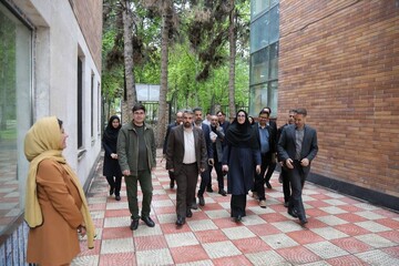 بازدید دبیرکل از کتابخانه شهید بهشتی آشخانه