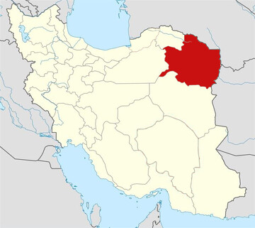نقشه خراسان رضوی