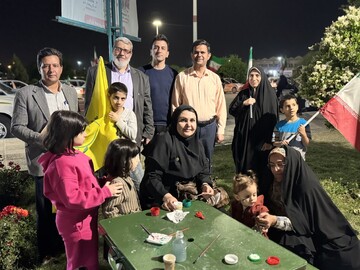 موکب فرهنگی در پنجاه و دومین شب همدلی