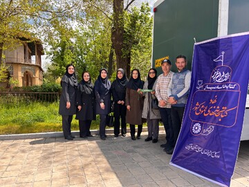 کتابخانه سیار، همراه اتفاقات این روزهای قزوین