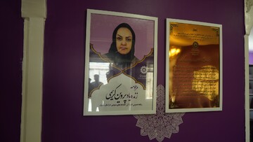 آیین افتتاح پیشخان کتابخانه عمومی زنده‌یاد پروین کریمی (۲)