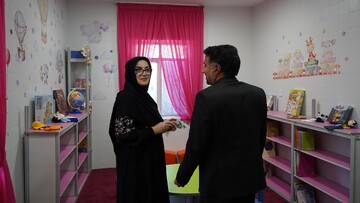 آیین افتتاح پیشخان کتابخانه عمومی زنده‌یاد پروین کریمی (۲)
