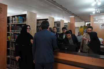 بازدید از کتابخانه عمومی شریعتی نیشابور
