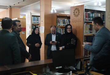 بازدید از کتابخانه عمومی شریعتی نیشابور