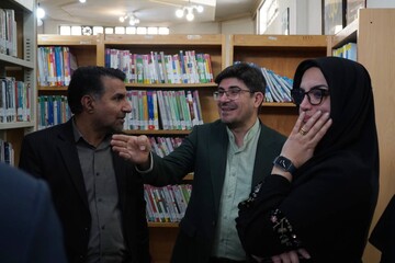 بازدید از کتابخانه عمومی غدیر نیشابور