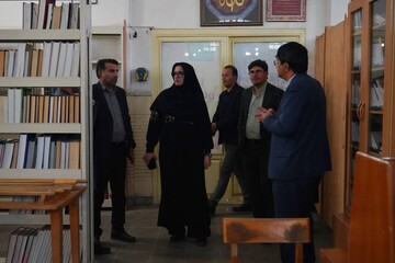 بازدید از کتابخانه عمومی غدیر نیشابور