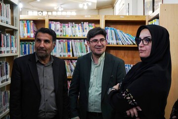 بازدید از کتابخانه عمومی غدیر نیشابور