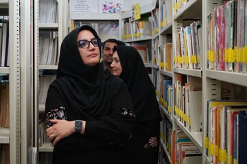 بازدید از کتابخانه عمومی غدیر نیشابور