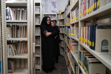 بازدید از کتابخانه عمومی غدیر نیشابور