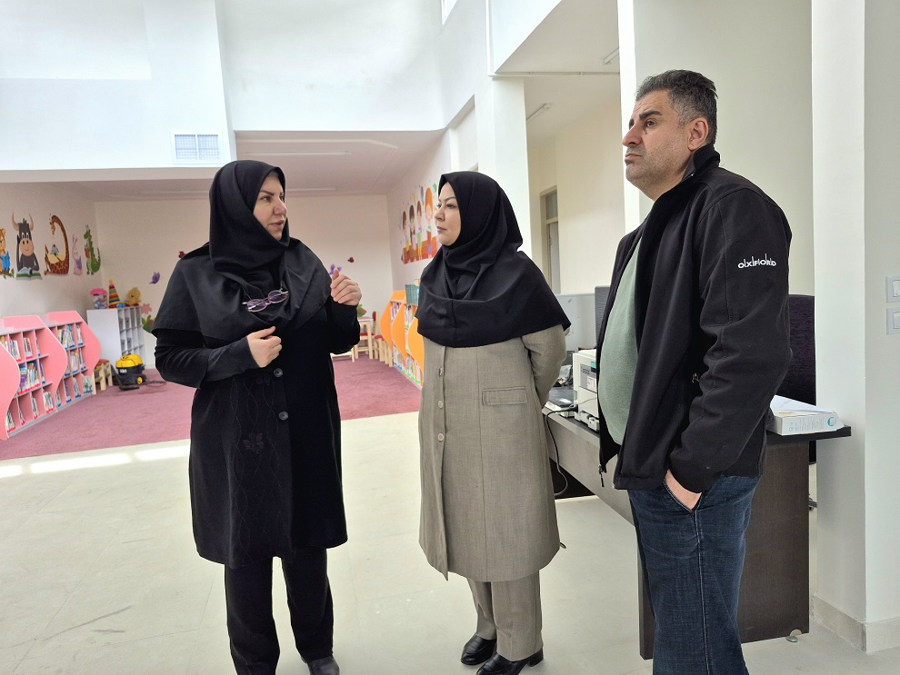 پایان بازسازی کتابخانه آیت‌الله مردوخ  روستای آرندان سنندج