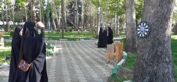 به مناسبت دهه‌ی کرامت گعده های دخترانه با حضور اساتیدمکان پارک وحدت خیابان جعفریکتابخانه بحرالعلوم