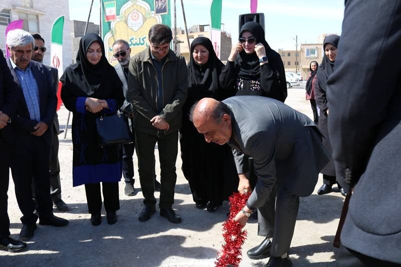 کلنگ کتابخانه خیرساز شاهرود بر زمین خورد