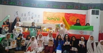 نسیم کرامت و عطر شهادت در غرفه‌های کودک کتابخانه‌های شیخ جعفر زمانی و سردار شهید قاسم سلیمانی