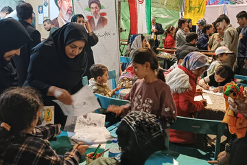 غرفه فرهنگی اداره‌کل کتابخانه‌های عمومی در اجتماعات ضد صهیونی
