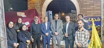 حضور مدیرکل کتابخانه‌های عمومی سمنان در موکب فرهنگی آرادان