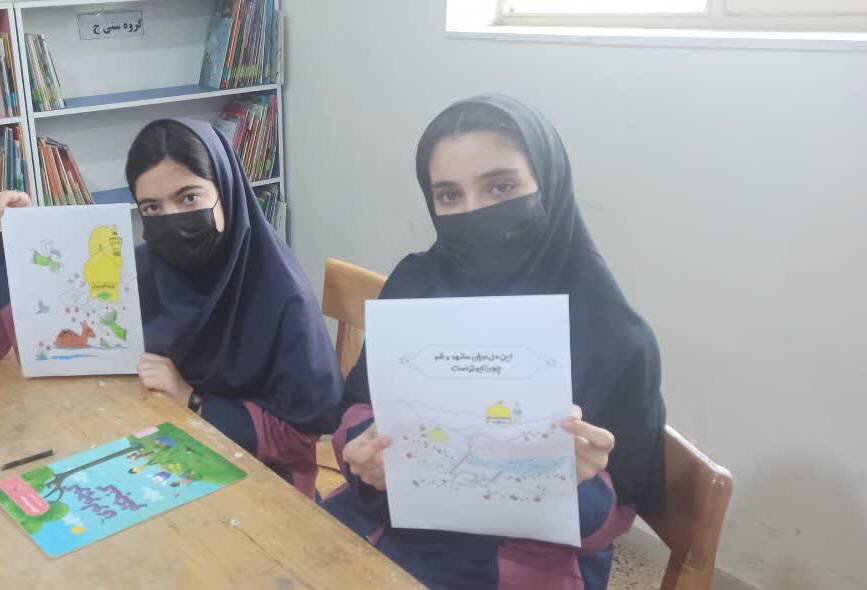 برگزاری برنامه های فرهنگی و آموزشی در کتابخانه ملاصدرا روستای کاغه شهرستان دورود