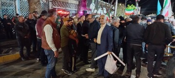 حضور کارکنان کتابخانه های عمومی شهرستان نقده در تجمعات شبانه 