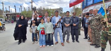 حضور روسای ادارات کتابخانه ها ، کارکنان و کتابداران، شهرستانهای لرستان ،  در  رزمایش سراسری جان‌فداییان ایران امام رضایی