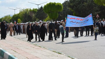 حضور مدیرکل و کارکنان کتابخانه‌های عمومی استان کرمانشاه در رزمایش سراسری«جانفدا برای ایران امام رضایی»