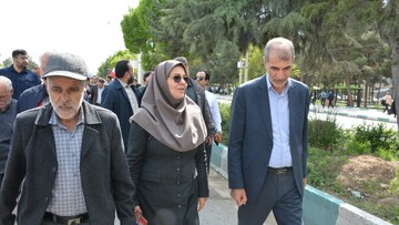 حضور مدیرکل و کارکنان کتابخانه‌های عمومی استان کرمانشاه در رزمایش سراسری«جانفدا برای ایران امام رضایی»