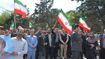 حضور مدیرکل و کارکنان کتابخانه‌های عمومی استان کرمانشاه در رزمایش سراسری«جانفدا برای ایران امام رضایی»