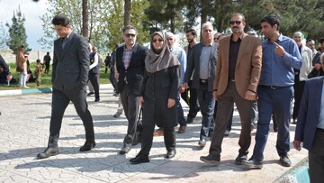 حضور مدیرکل و کارکنان کتابخانه‌های عمومی استان کرمانشاه در رزمایش سراسری«جانفدا برای ایران امام رضایی»