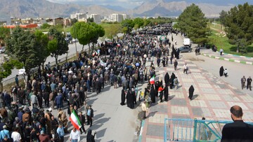 حضور مدیرکل و کارکنان کتابخانه‌های عمومی استان کرمانشاه در رزمایش سراسری«جانفدا برای ایران امام رضایی»