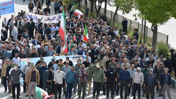 حضور مدیرکل و کارکنان کتابخانه‌های عمومی استان کرمانشاه در رزمایش سراسری«جانفدا برای ایران امام رضایی»