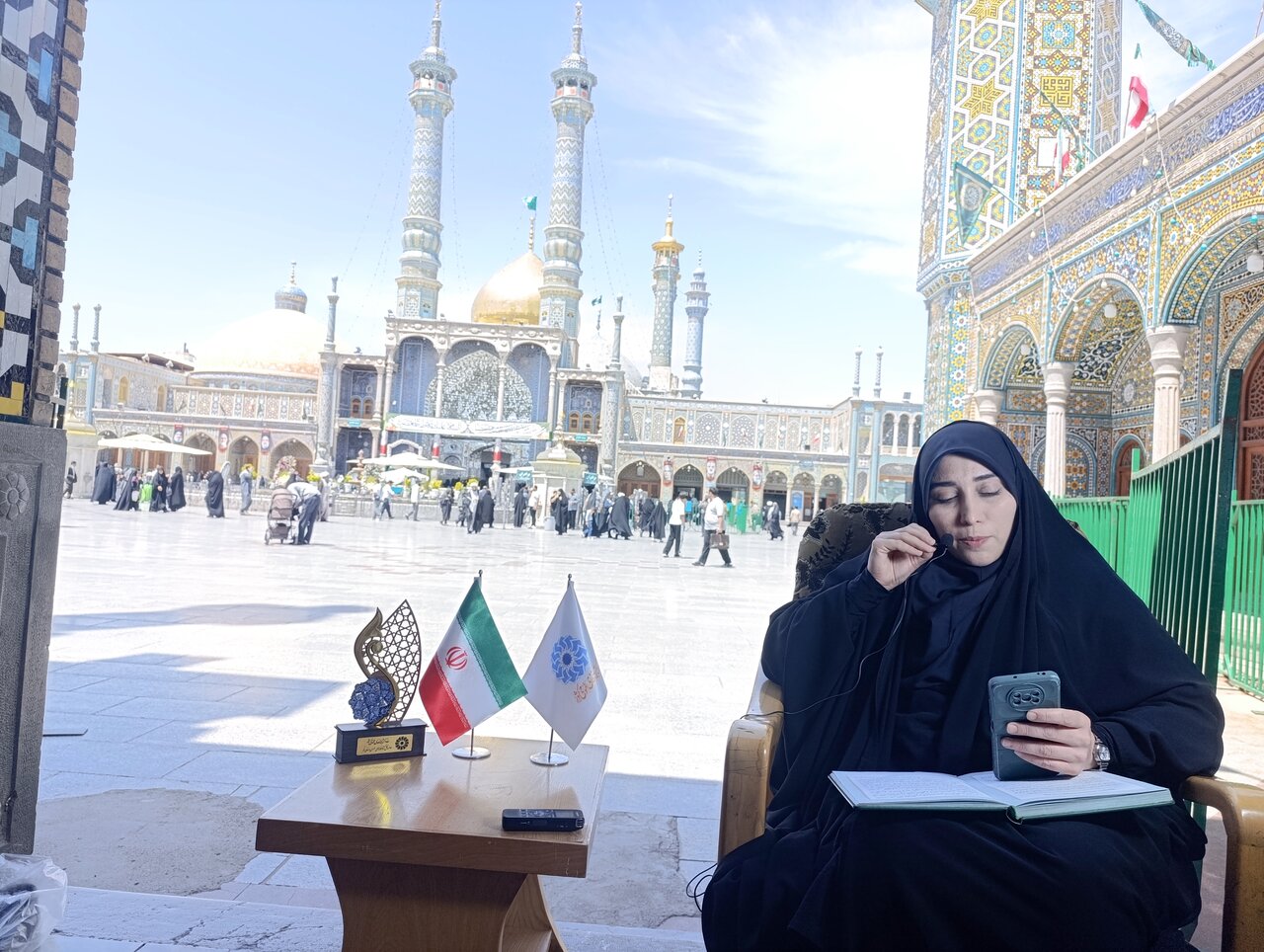 «زمزمه‌ قدسیان» همزمان با استان‌های فارس و خراسان رضوی در قم برگزار شد